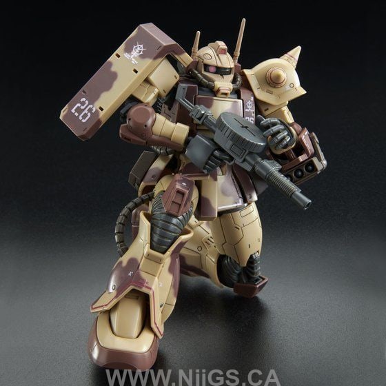 LIMITED Premium Bandai HG 1/144 Zaku Desert Type (Double Antenna Specification)