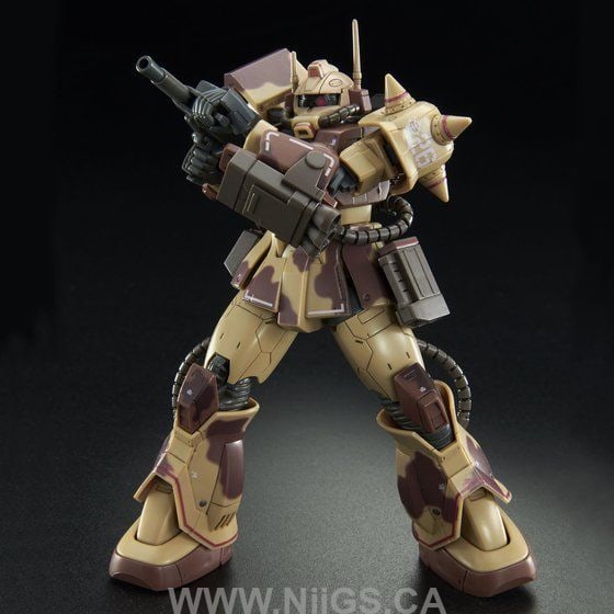 LIMITED Premium Bandai HG 1/144 Zaku Desert Type (Double Antenna Specification)