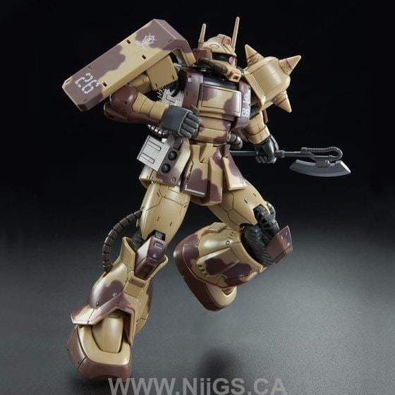 LIMITED Premium Bandai HG 1/144 Zaku Desert Type (Double Antenna Specification)