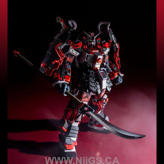 LIMITED Premium Bandai MG SHIN MUSHA GUNDAM SENGOKU NO JIN BLACK ROBE LARGE ARMOR