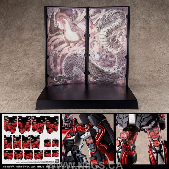 LIMITED Premium Bandai MG SHIN MUSHA GUNDAM SENGOKU NO JIN BLACK ROBE LARGE ARMOR