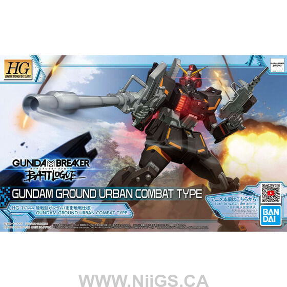HGBB 1/144 GUNDAM GROUND URBAN COMBAT TYPE