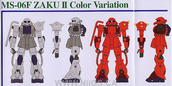 PG 1/60 Perfect Grade MS-06-F Zaku 2