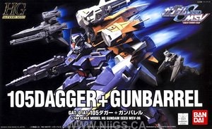 HG 1/144 #06 105Dagger + Gunbarrel