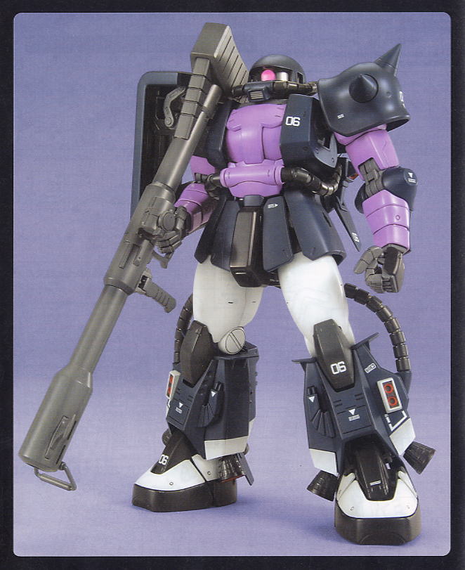 MG 1/100 MS06R ZAKU BLACK TRI-STARS Ver. 2.0