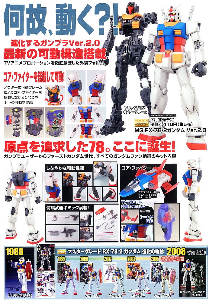 MG RX-78-2 Gundam Ver 2.0