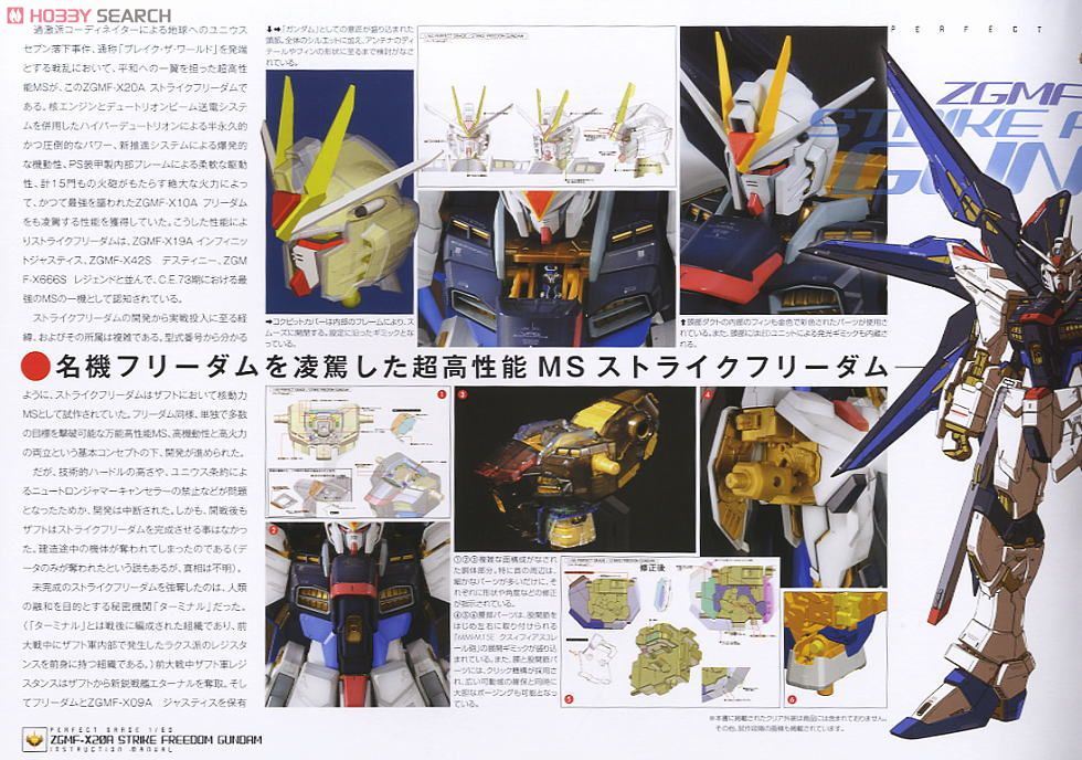 PG 1/60 Perfect Grade Strike Freedom Gundam