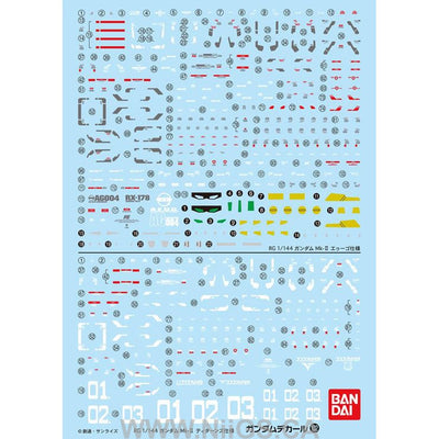 Gundam Decal 102 - RG Gundam Mk-II
