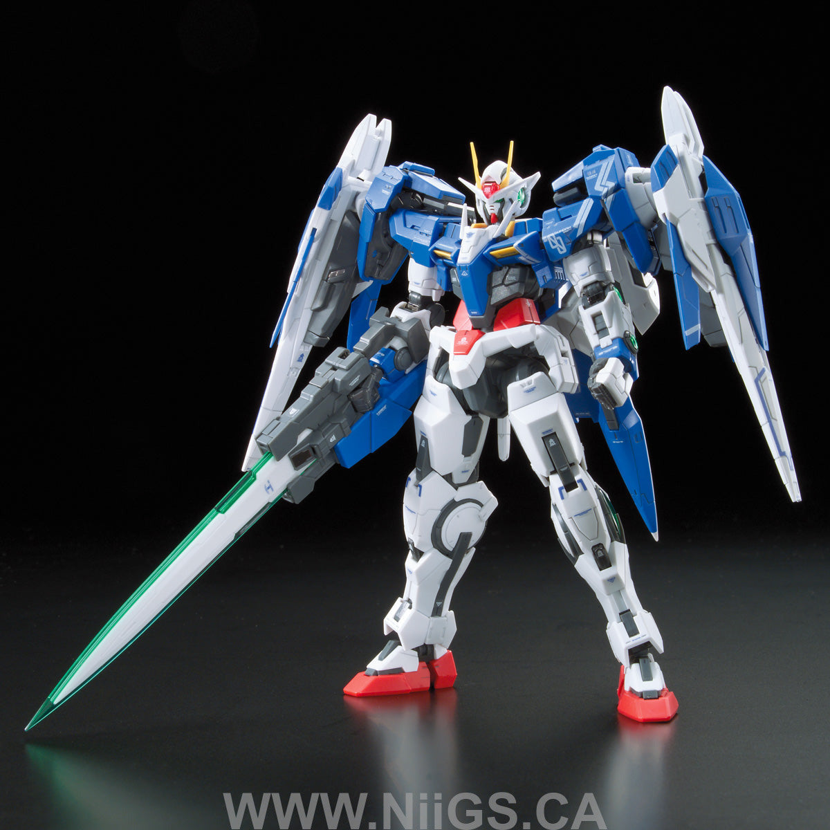 BANDAI Hobby RG 1/144 #18 GN-0000+GNR-010 OO Raiser