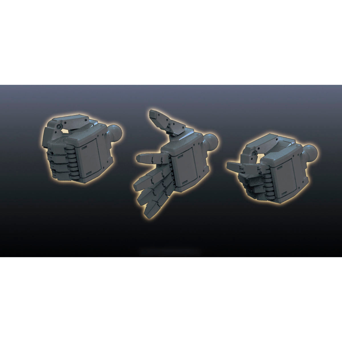 Builders Parts HD - 1/144 MS Hand 01 (EFSF) Dark Gray