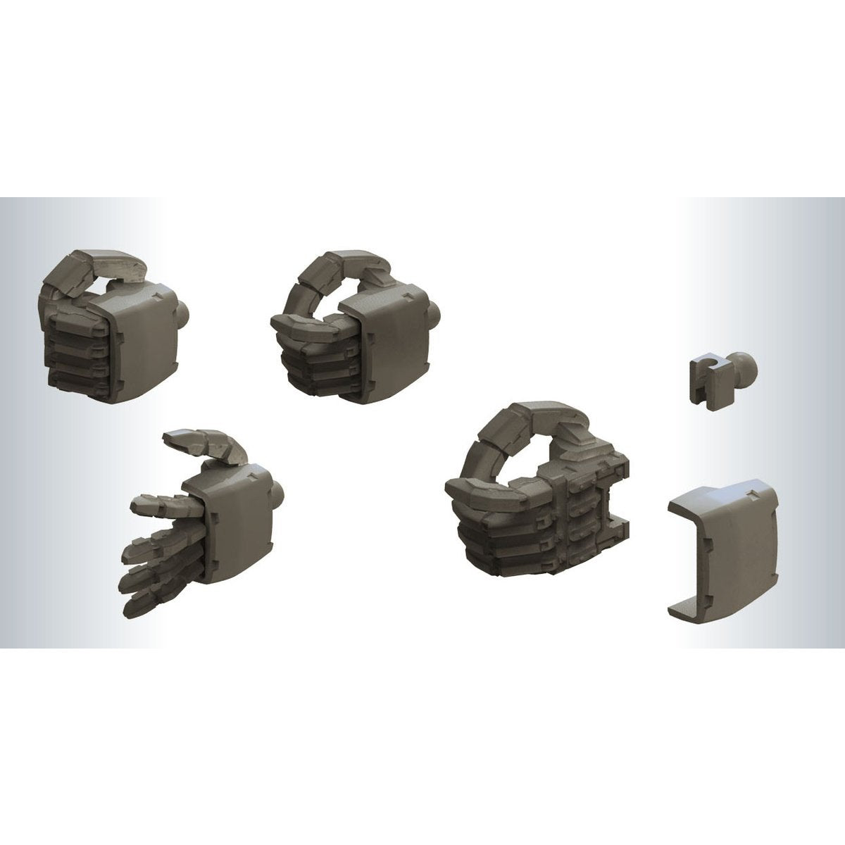 Builders Parts - HD 1/100 MS Hand 02 (ZEON)