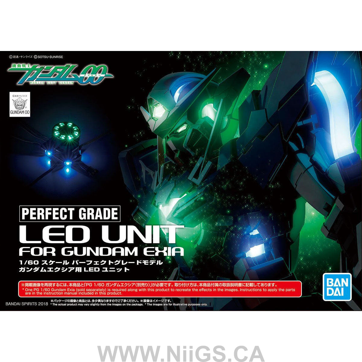 PG 1/60 Perfect Grade   LED Unit for Gundam Exia