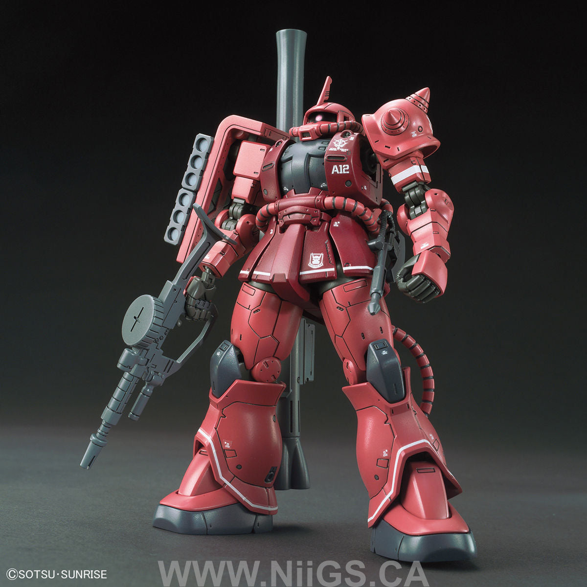 HG GTO 1/144 MS-06S ZAKU III PRINCIPALITY OF ZEON CHAR AZNABLE'S MOBILE SUITS Red Comet Ver.