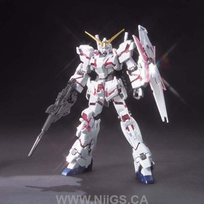 HGUC 1/144 #100 RX-0 Unicorn Gundam (Destroy Mode) Titanium Finish Ver