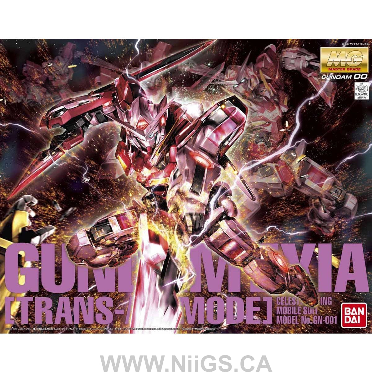 MG 1/100 Gundam Exia (Trans-AM Mode)