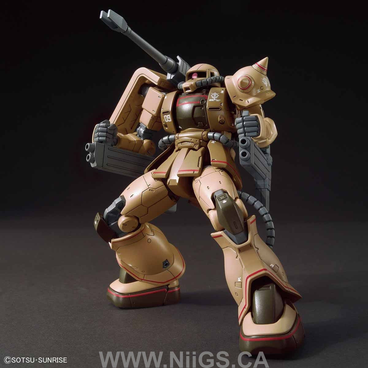 HG GTO 1/144 Zaku Half Cannon