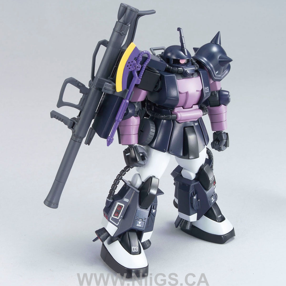 HGUC 1/144 #151 MS-06R-1A Zaku II Black Tristars