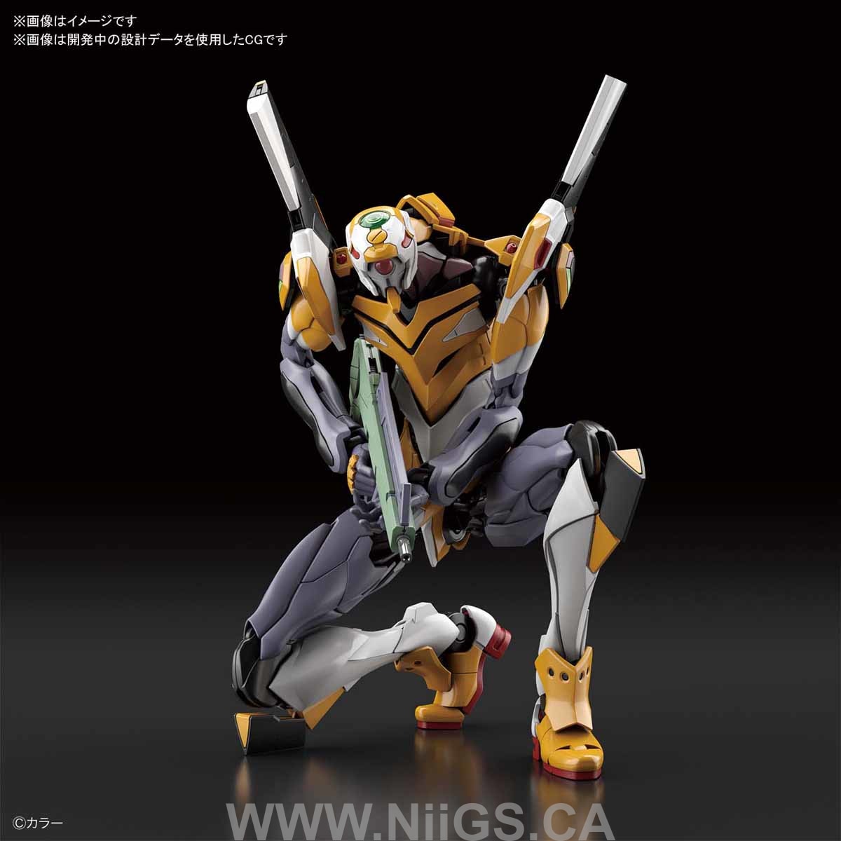 BANDAI Hobby RG MULTIPURPOSE HUMANOID DECISIVE WEAPON, ARTIFICIAL HUMAN EVANGELION UNIT-00