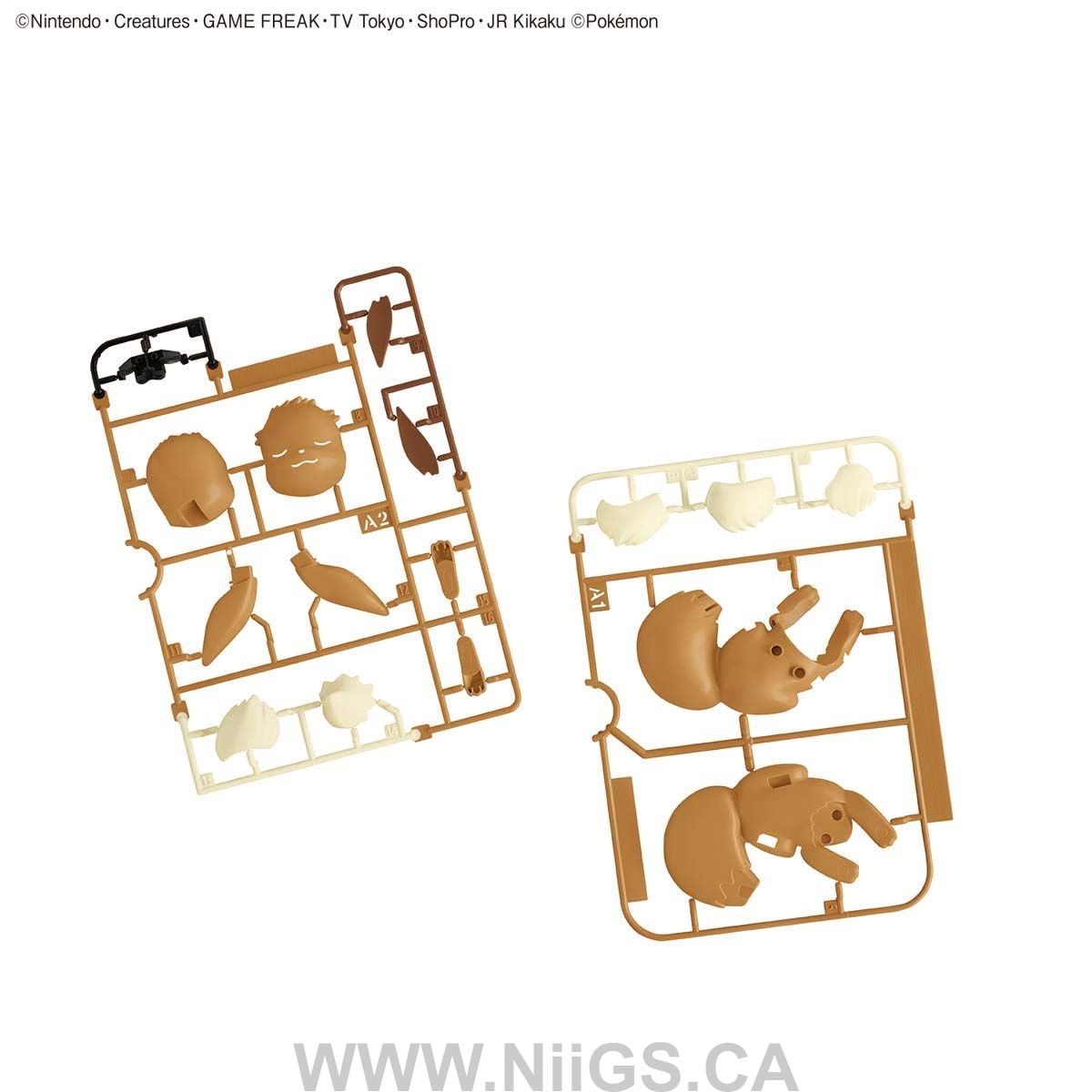 BANDAI Hobby Pokemon Model Kit Quick!! 07 EEVEE (SLEEPING POSE)