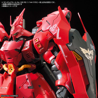 Gundam Decal 126 - RG 144 Sazabi