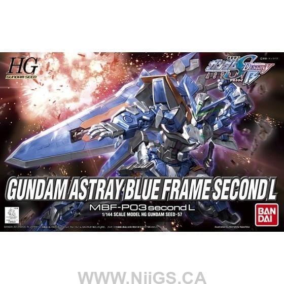 BANDAI Hobby HG 1/144 Gundam Astray Blue Frame Second L