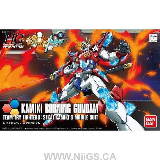 BANDAI HOBBY HGBF 1/144 KAMIKI BURNING GUNDAM