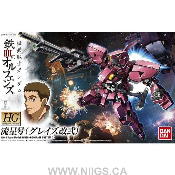 BANDAI HOBBY HG IBO 1/144 Ryusei-Go (Graze Custom II)