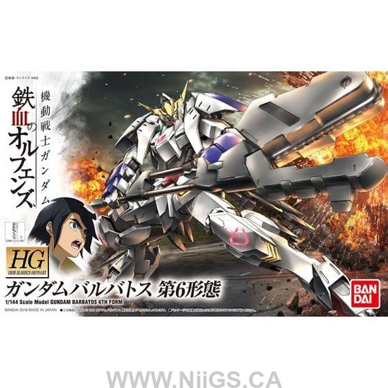 BANDAI HOBBY HG IBO 1/144 Gundam Barbatos 6th Form