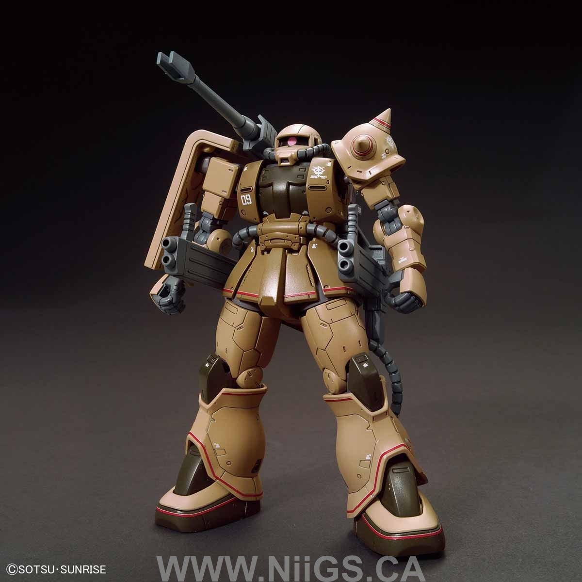 HG GTO 1/144 Zaku Half Cannon