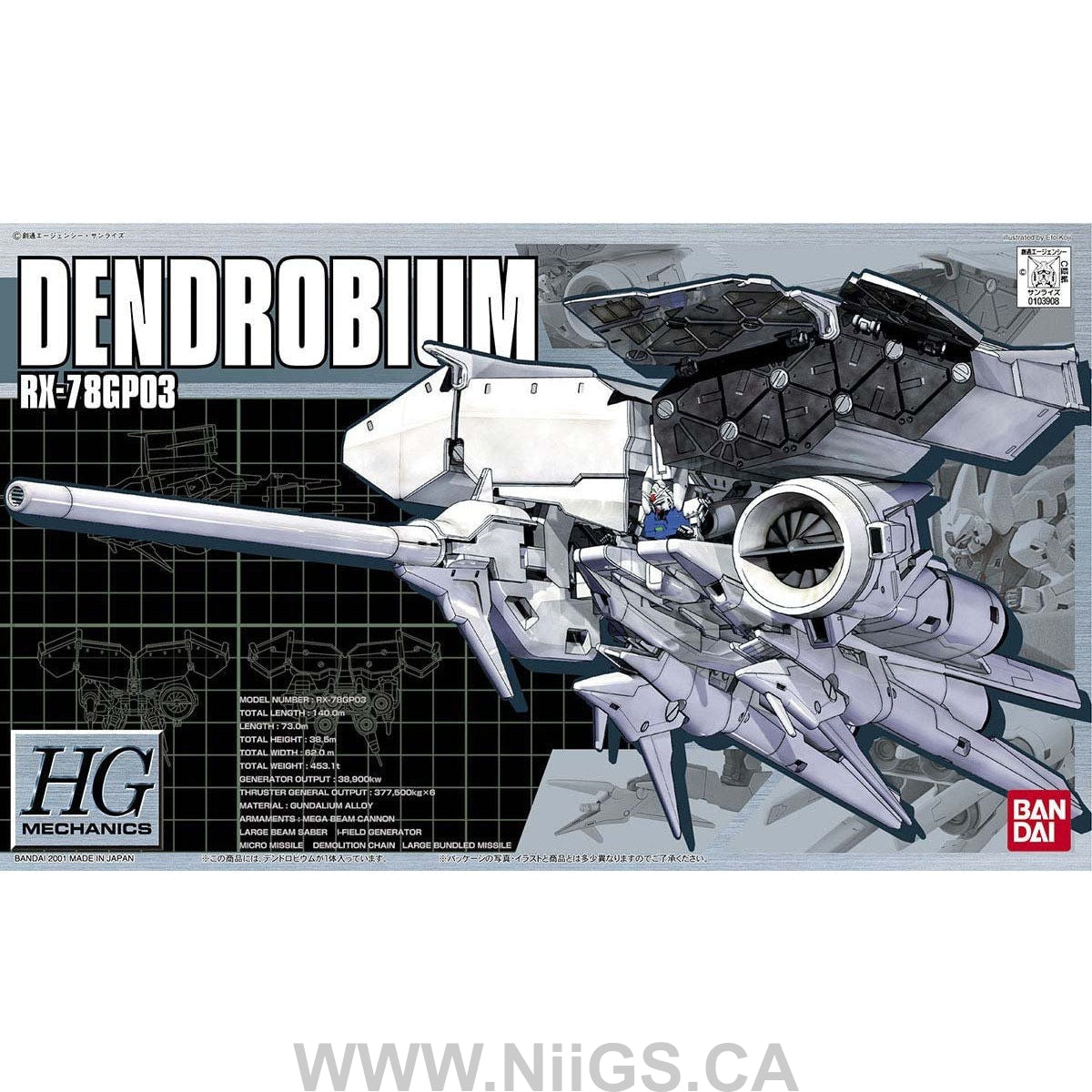 HGM RX-78 GP03 Dendrobium