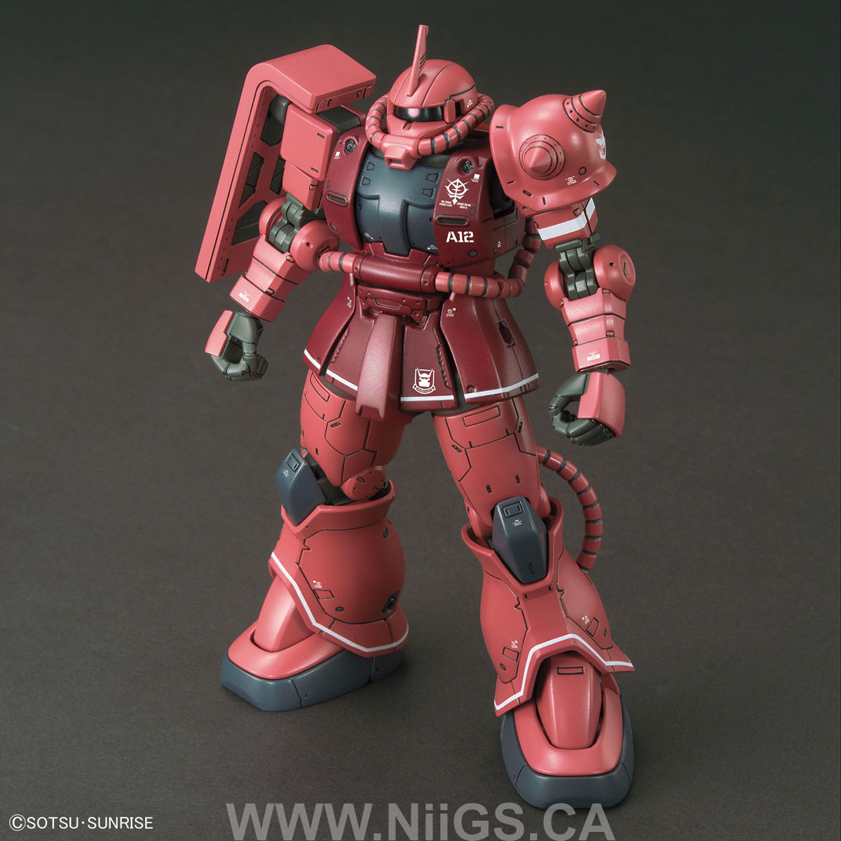 HG GTO 1/144 MS-06S ZAKU III PRINCIPALITY OF ZEON CHAR AZNABLE'S MOBILE SUITS Red Comet Ver.