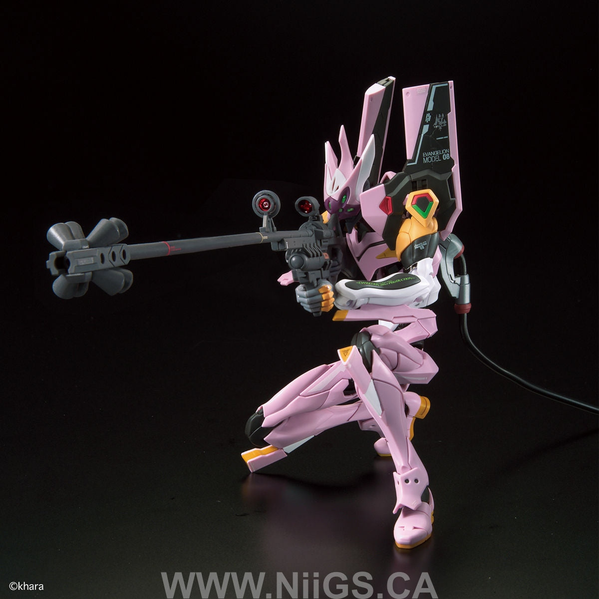 BANDAI Hobby RG Multipurpose Humanoid Decisive Weapon, Artificial Human Evangelion Unit-08a
