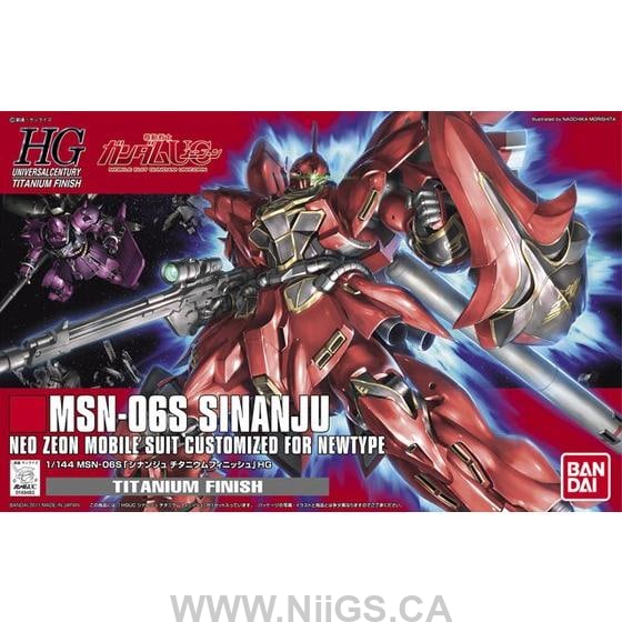 HGUC 1/144 Sinanju Titanium Finish Ver