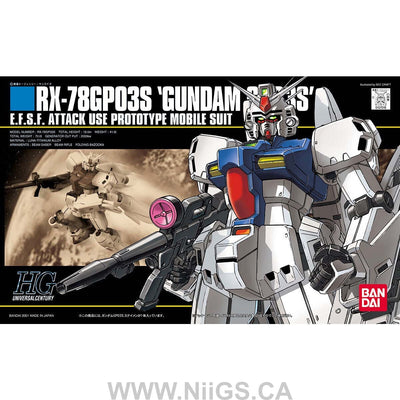 BANDAI Hobby HGUC 1/144 #25 GP03S Gundam
