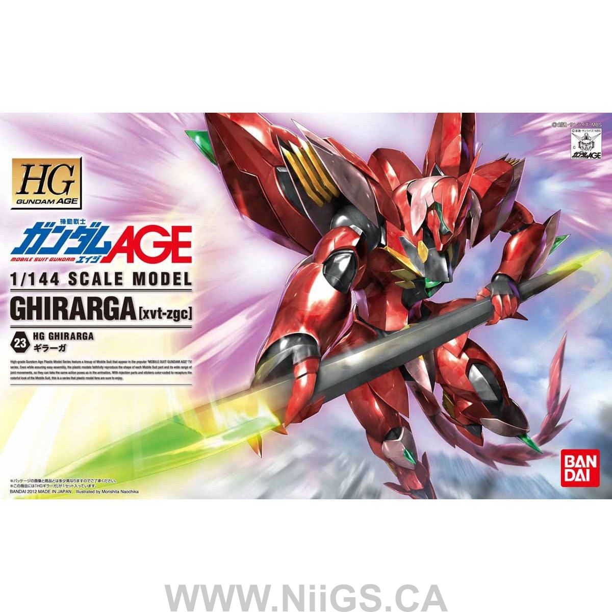 HG 1/144 #23 Gundam Age Ghirarga