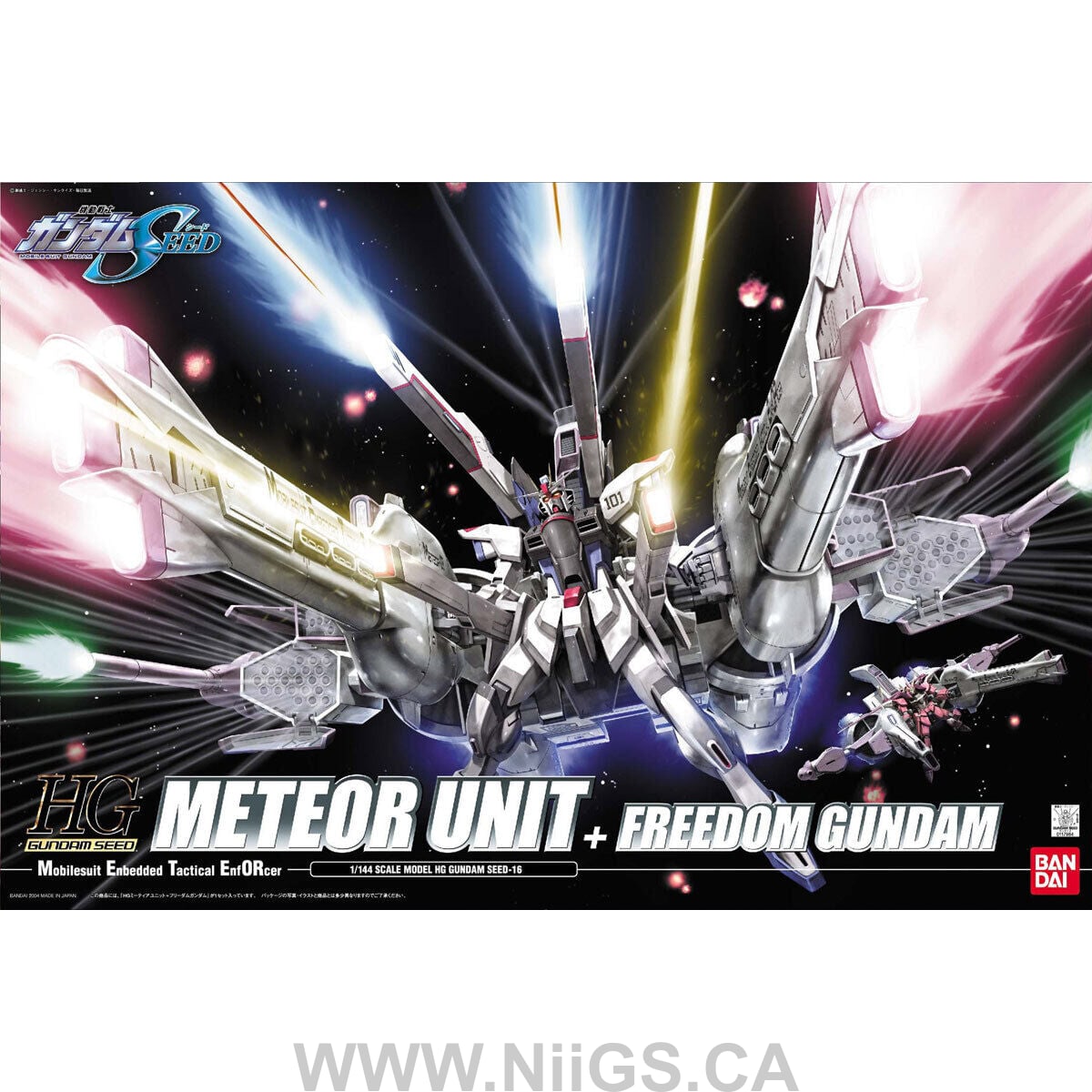 HG 1/144 #16 Meteor Unit + Freedom Gundam