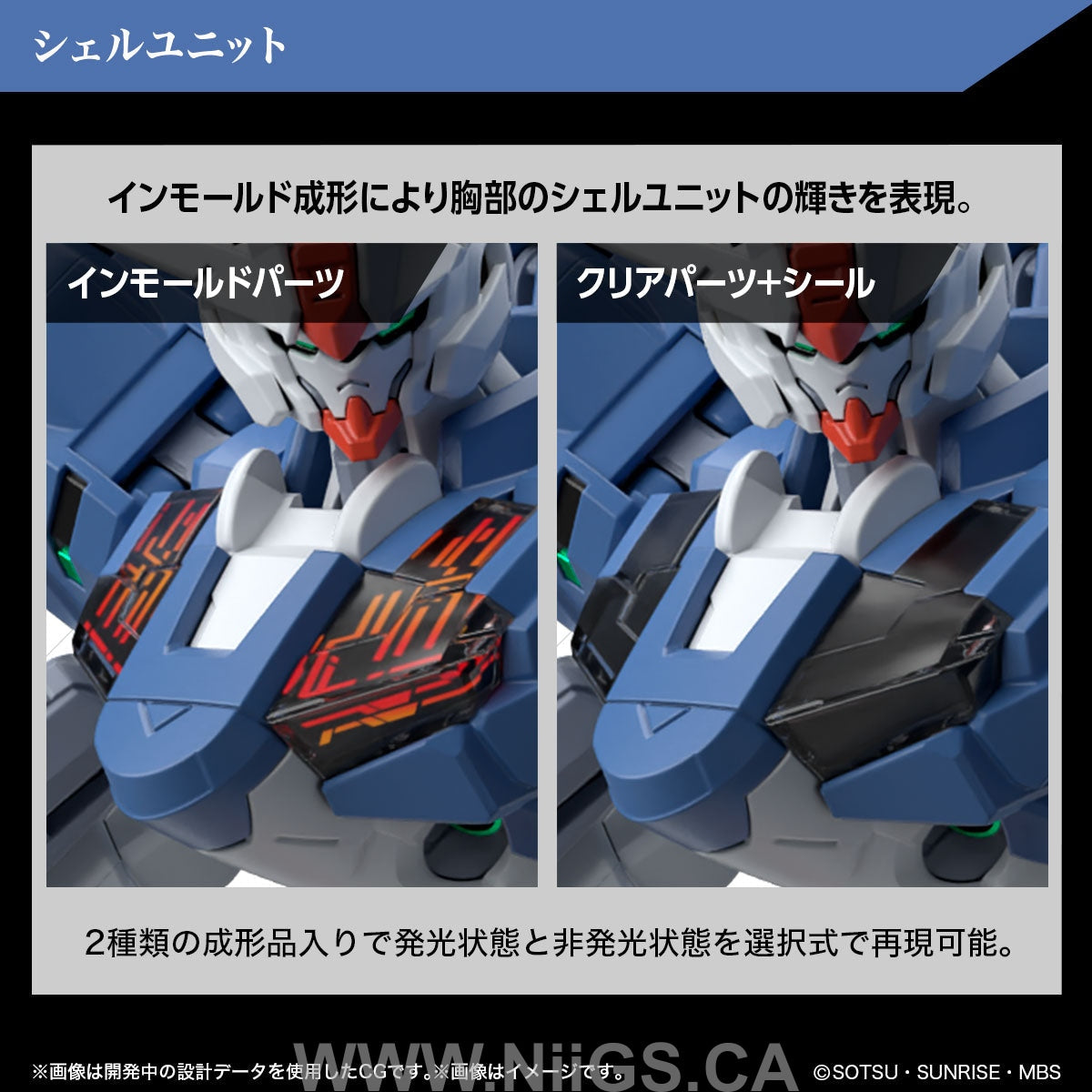 BANDAI HOBBY HG 1/144 GUNDAM AERIAL REBUILD