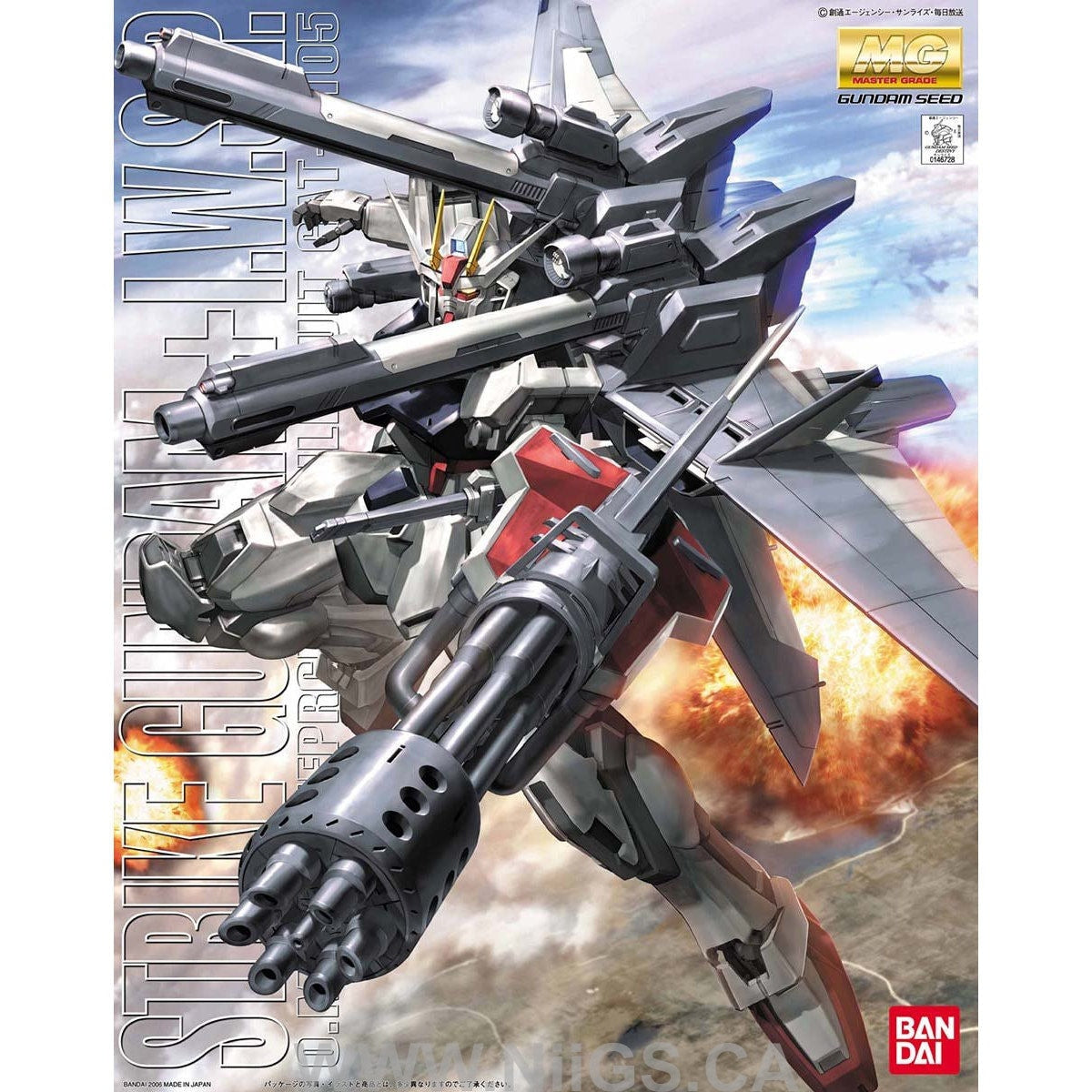 BANDAI Hobby MG 1/100 Strike Gundam + IWSP