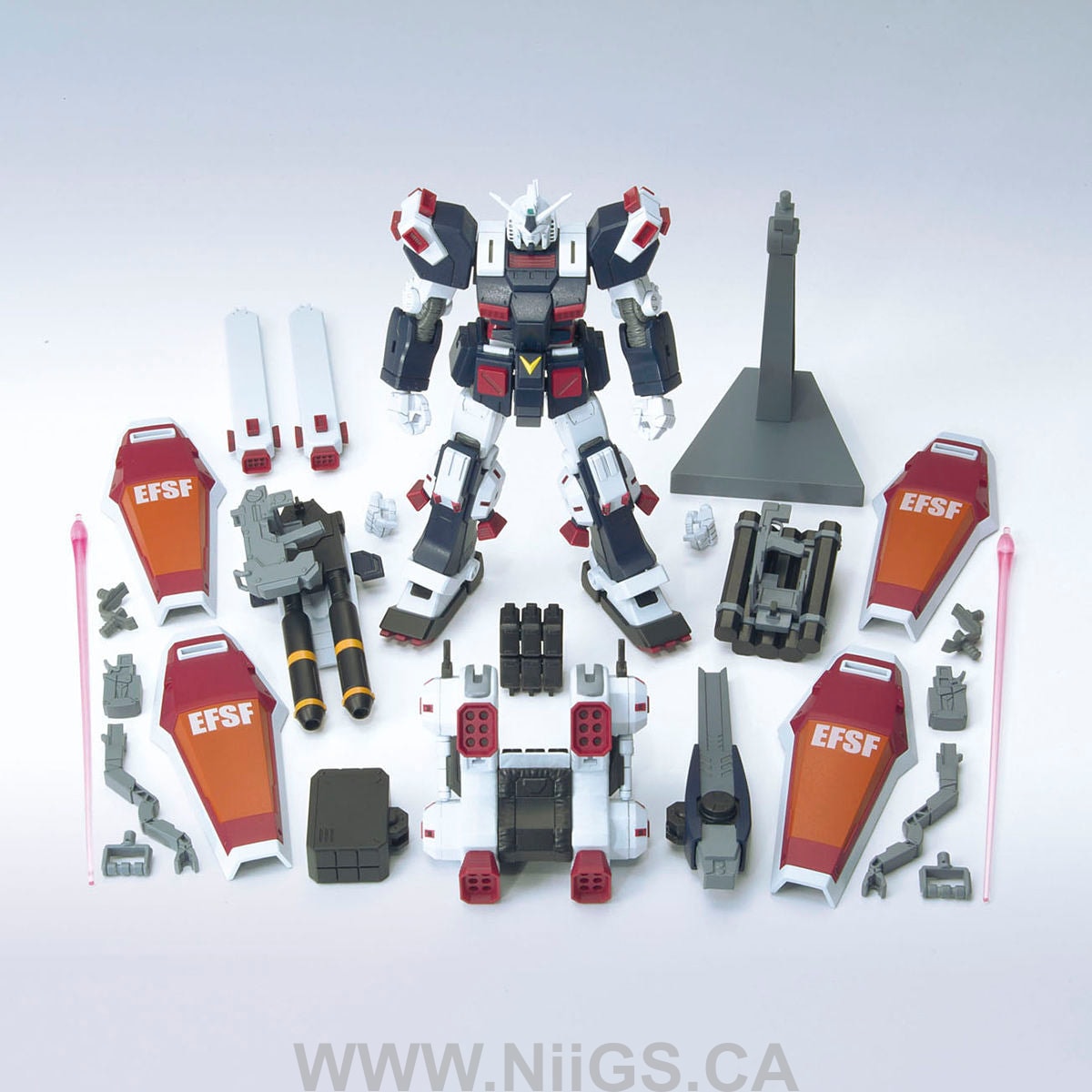 BANDAI Hobby HGTB 1/144 Full Armor Gundam (Gundam Thunderbolt Anime Color Ver)