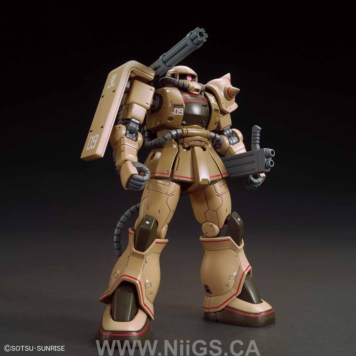 HG GTO 1/144 Zaku Half Cannon