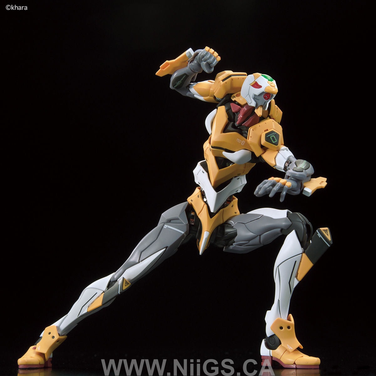 BANDAI Hobby RG MULTIPURPOSE HUMANOID DECISIVE WEAPON, ARTIFICIAL HUMAN EVANGELION UNIT-OO DX POSITRON CANNON SET