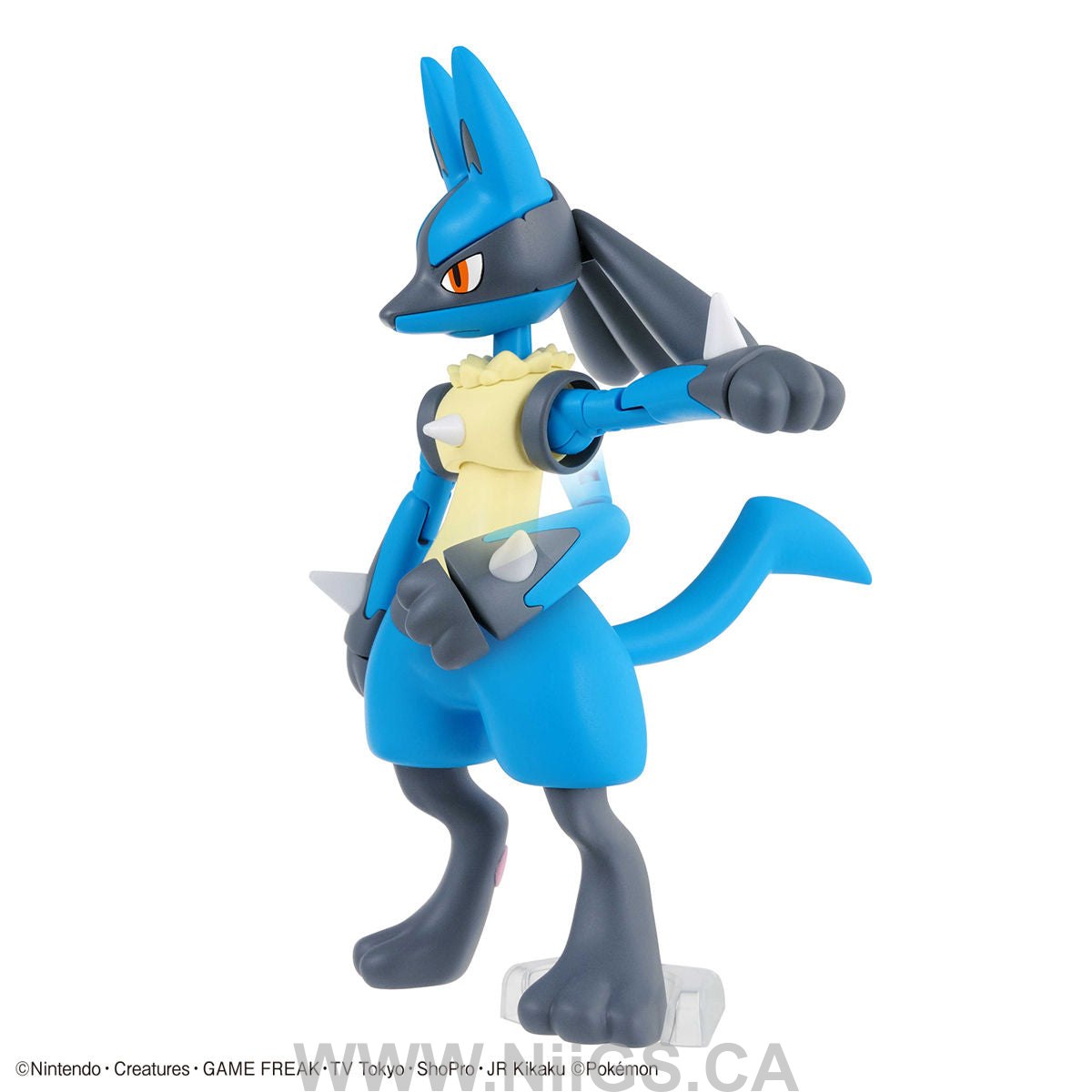 BANDAI HOBBY POKEMON MODEL KIT RIOLU & LUCARIO