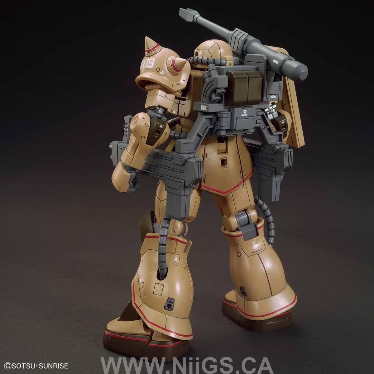 HG GTO 1/144 Zaku Half Cannon