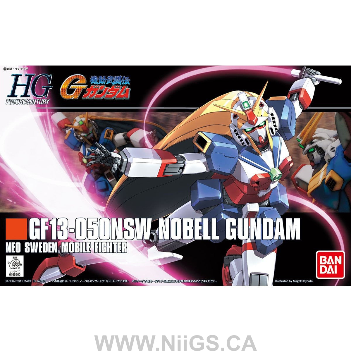 BANDAI HOBBY HGFC 1/144 NOBELL GUNDAM