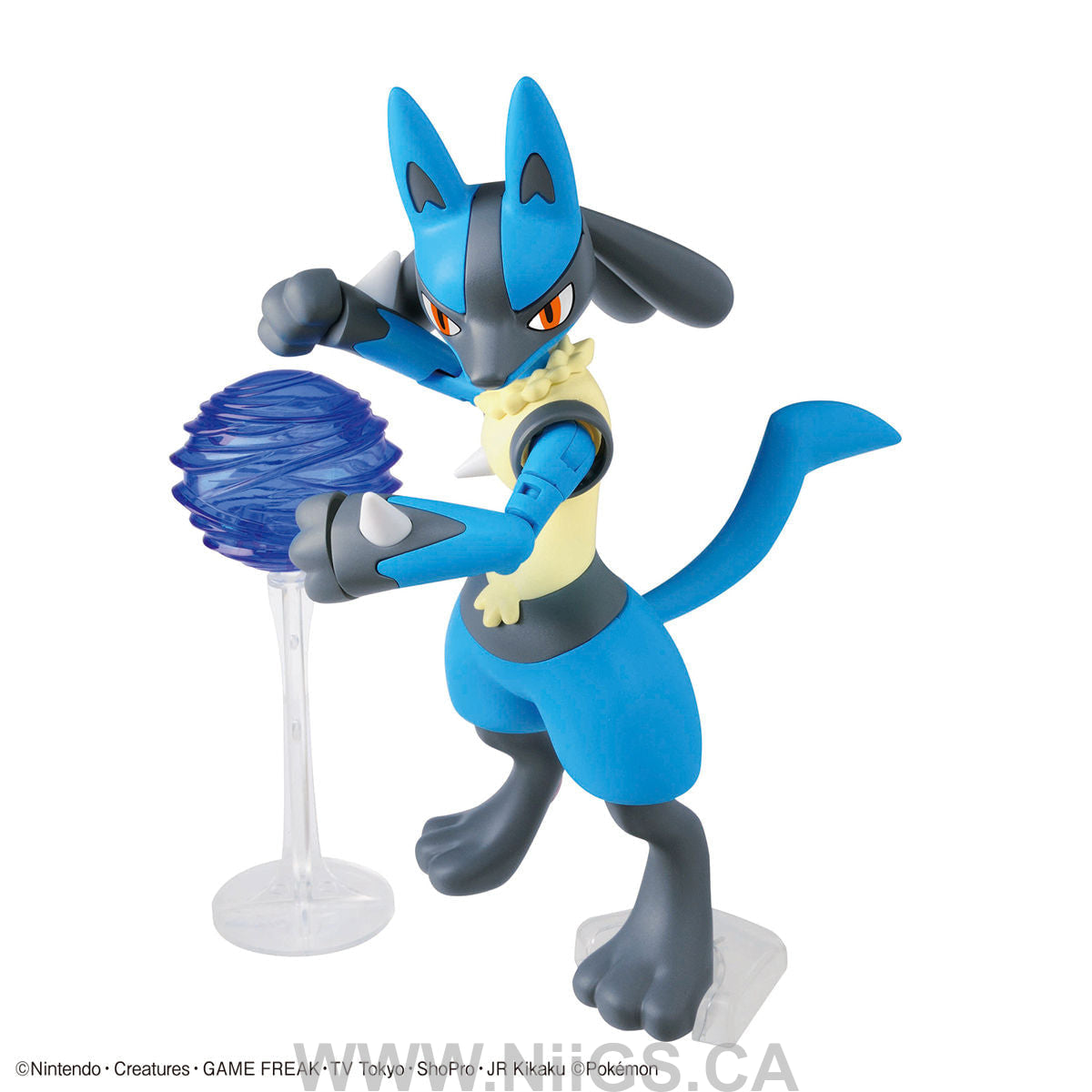 BANDAI HOBBY POKEMON MODEL KIT RIOLU & LUCARIO