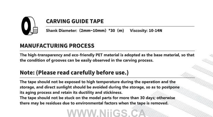 DSPIAE Hard Edged Carving Tape with Adhesive Back 30m (for Panel Lines)
