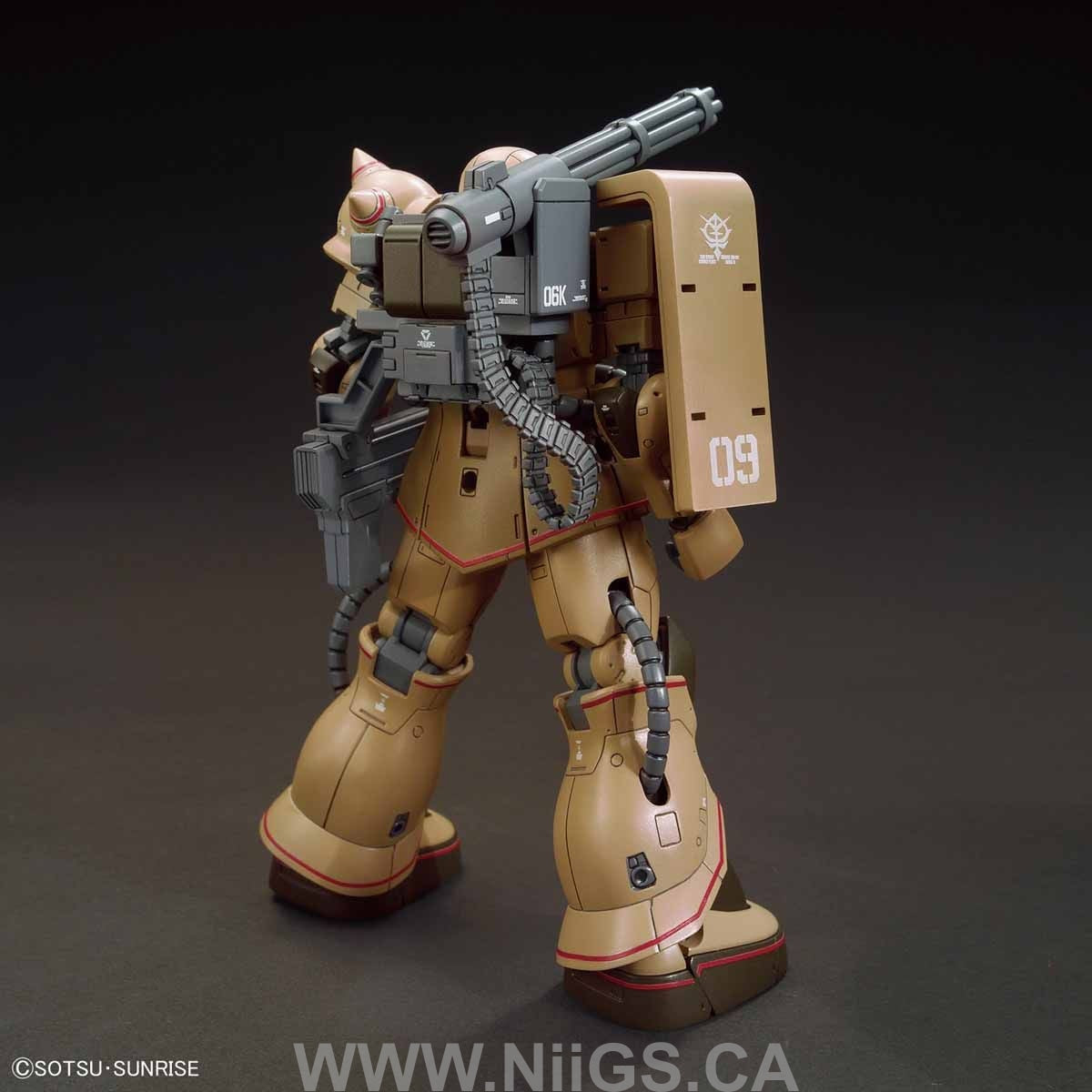 HG GTO 1/144 Zaku Half Cannon