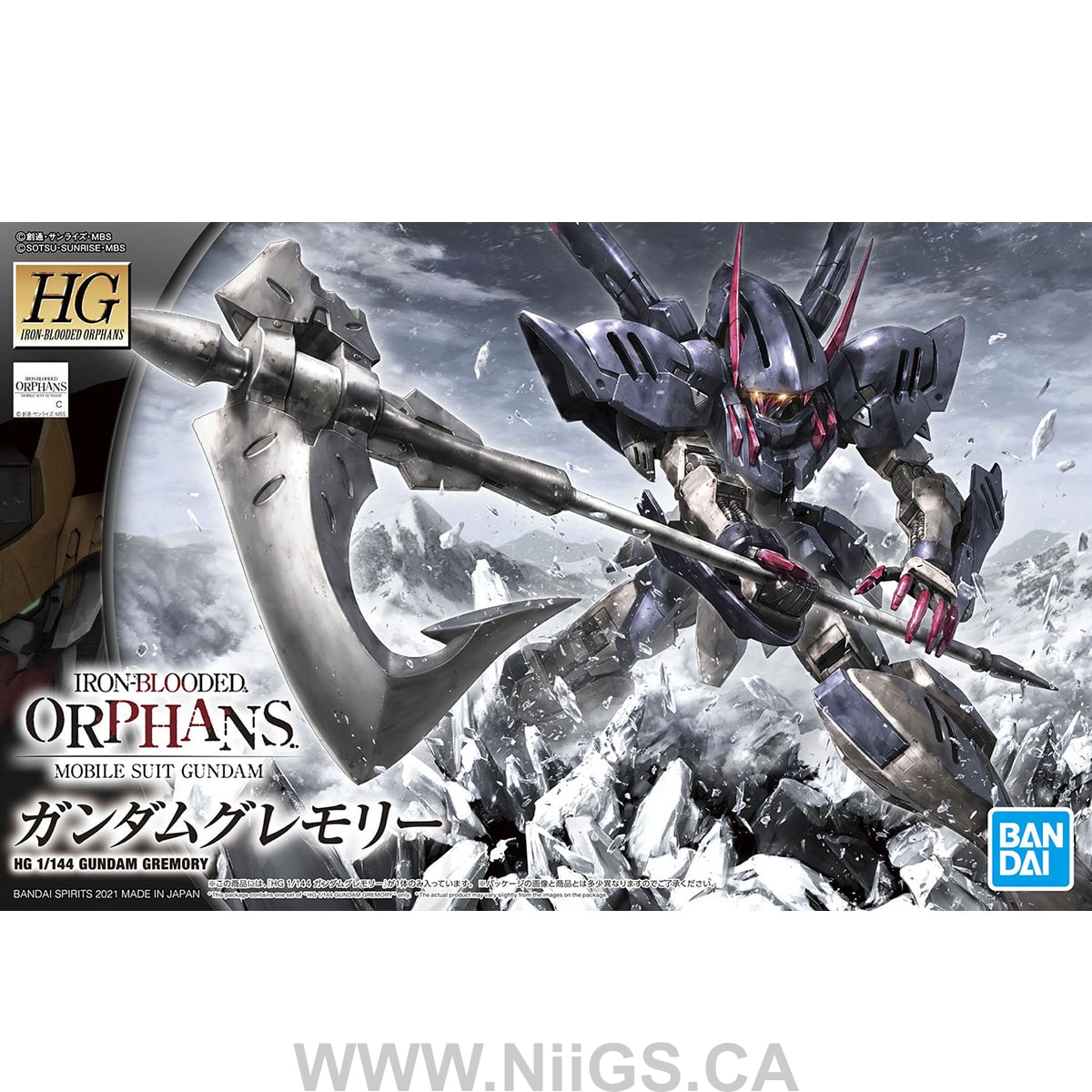 BANDAI HOBBY HG IBO 1/144 GUNDAM GREMORY