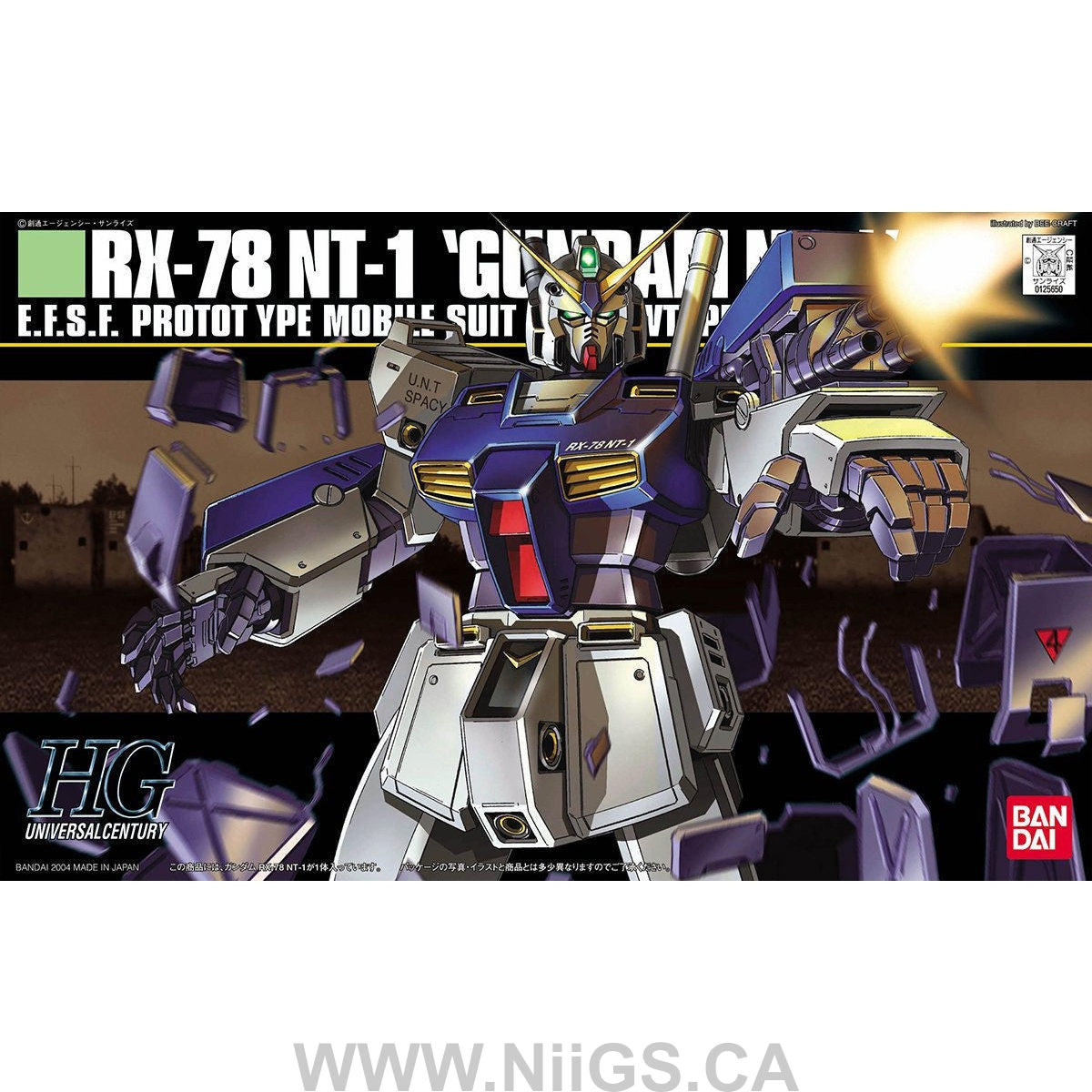 BANDAI Hobby HGUC 1/144 #47 RX-78 NT-1 Gundam