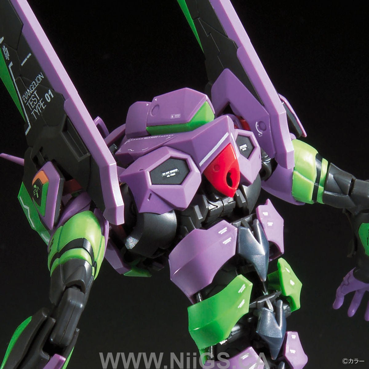 BANDAI Hobby RG MULTIPURPOSE HUMANOID DECISIVE WEAPON ARTIFICIAL HUMAN EVANGELION UNIT-01 DX TRANSPORT PLATFORM SET